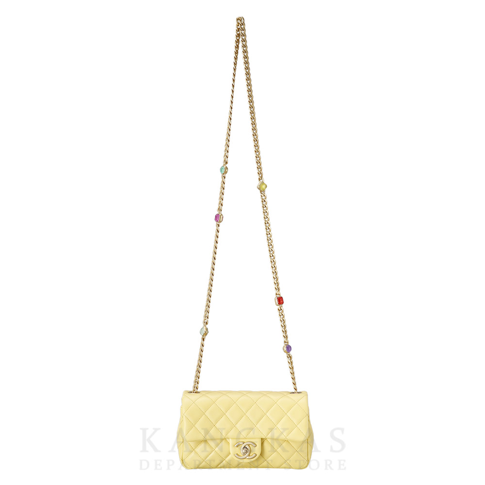 CHANEL(USED)샤넬 클래식 램스킨 뉴미니 쥬얼 체인