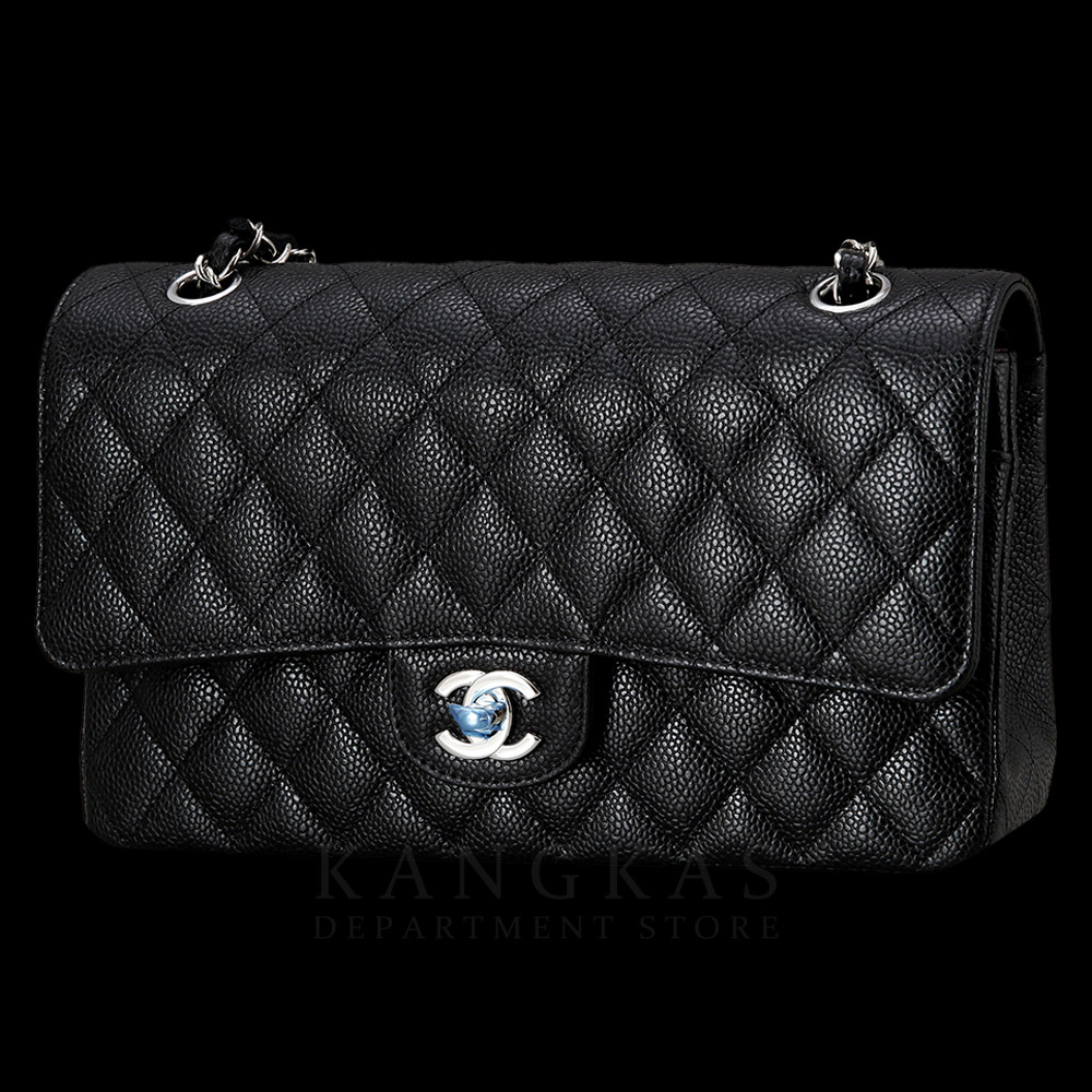 CHANEL(NEW)샤넬 클래식 캐비어 미듐 은장 (새제품) NEW PRODUCT