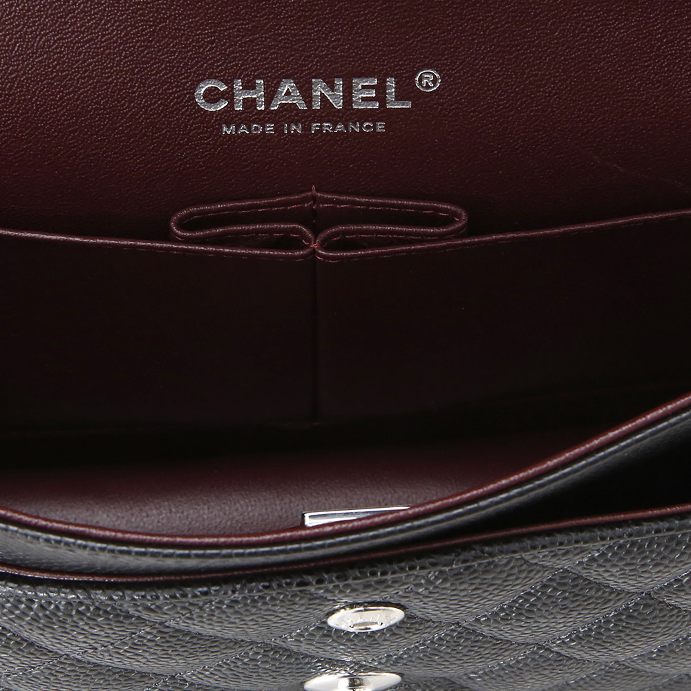 CHANEL(NEW)샤넬 클래식 캐비어 미듐 은장 (새제품) NEW PRODUCT