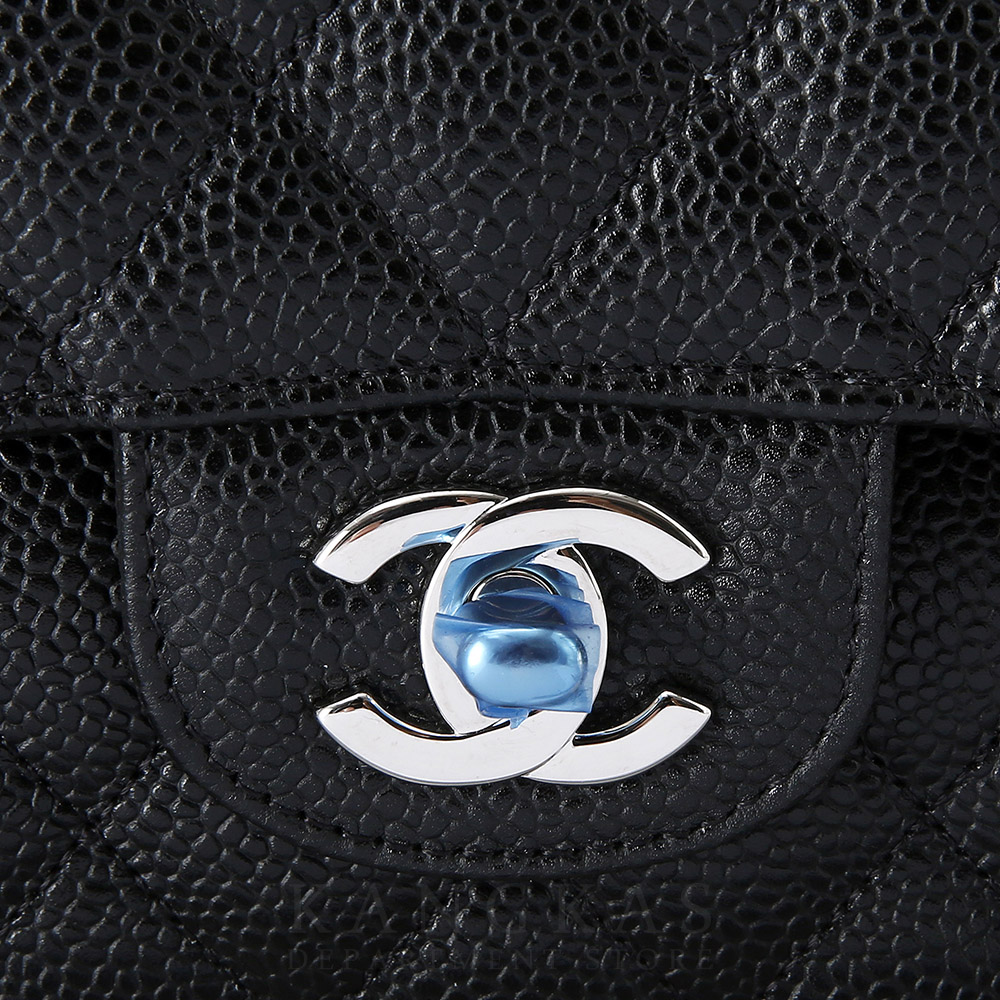 CHANEL(NEW)샤넬 클래식 캐비어 미듐 은장 (새제품) NEW PRODUCT