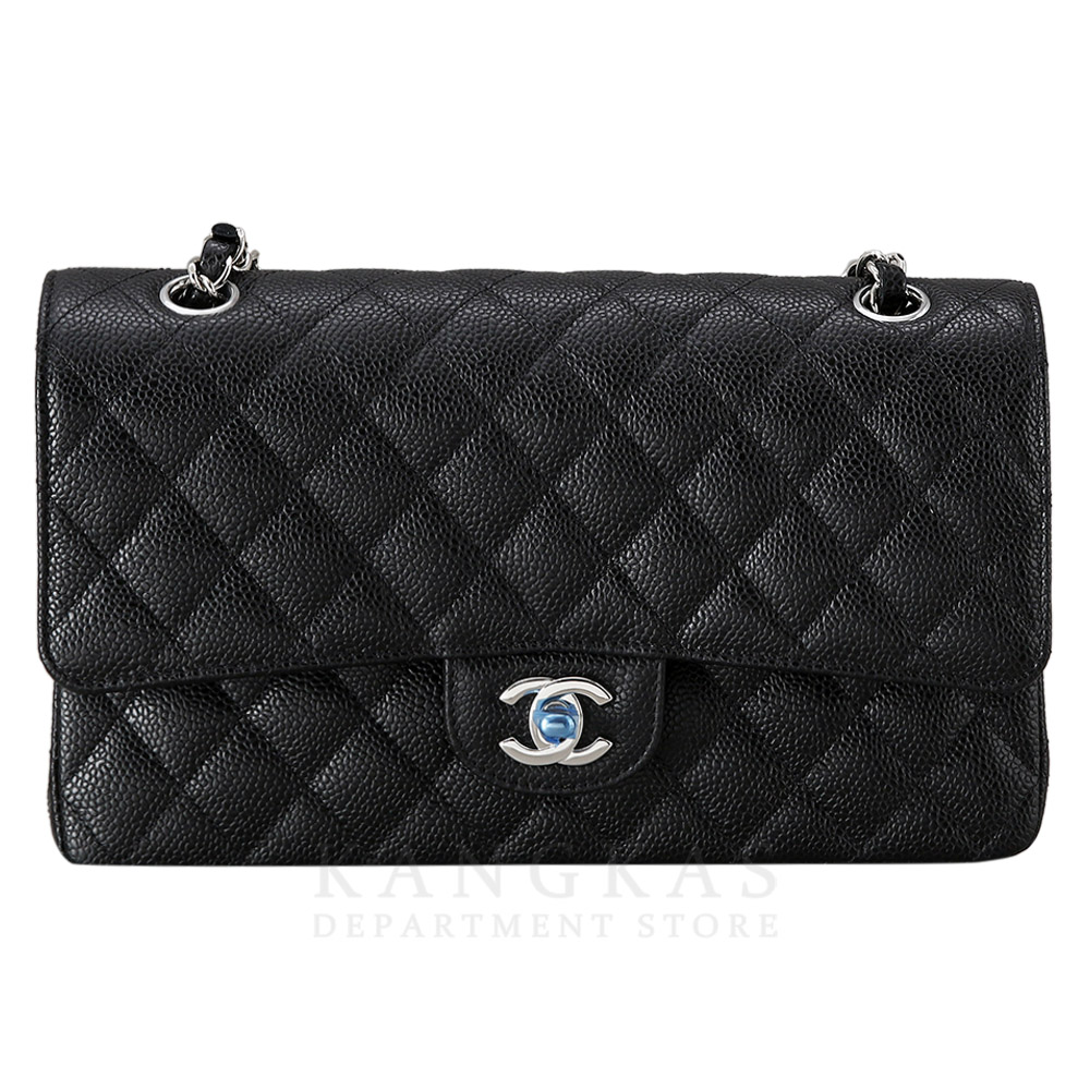 CHANEL(NEW)샤넬 클래식 캐비어 미듐 은장 (새제품) NEW PRODUCT