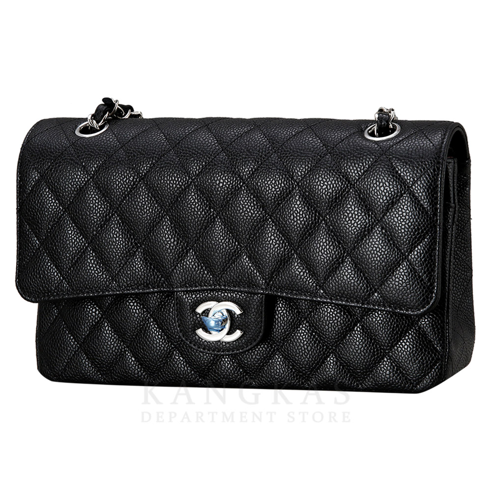 CHANEL(NEW)샤넬 클래식 캐비어 미듐 은장 (새제품) NEW PRODUCT