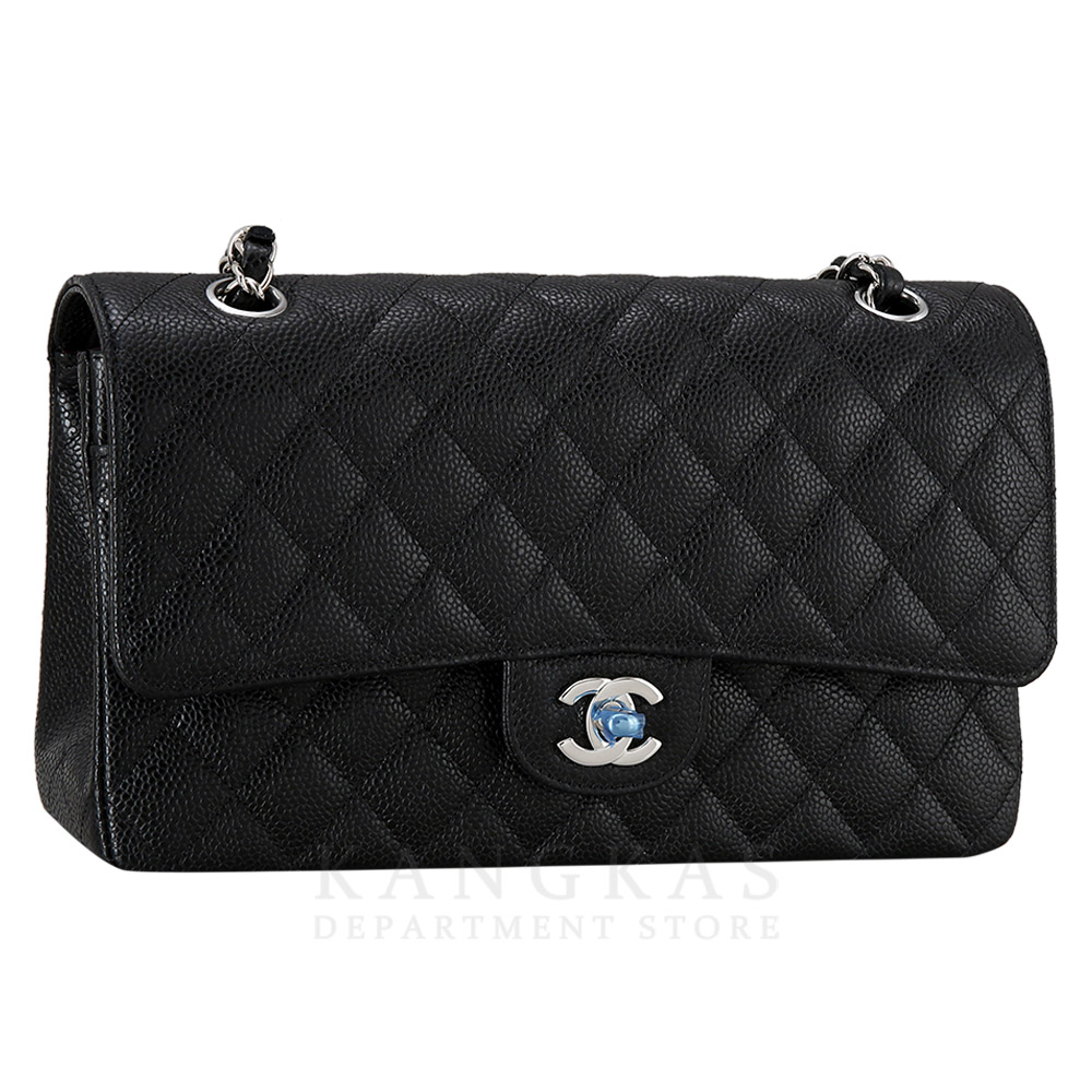CHANEL(NEW)샤넬 클래식 캐비어 미듐 은장 (새제품) NEW PRODUCT
