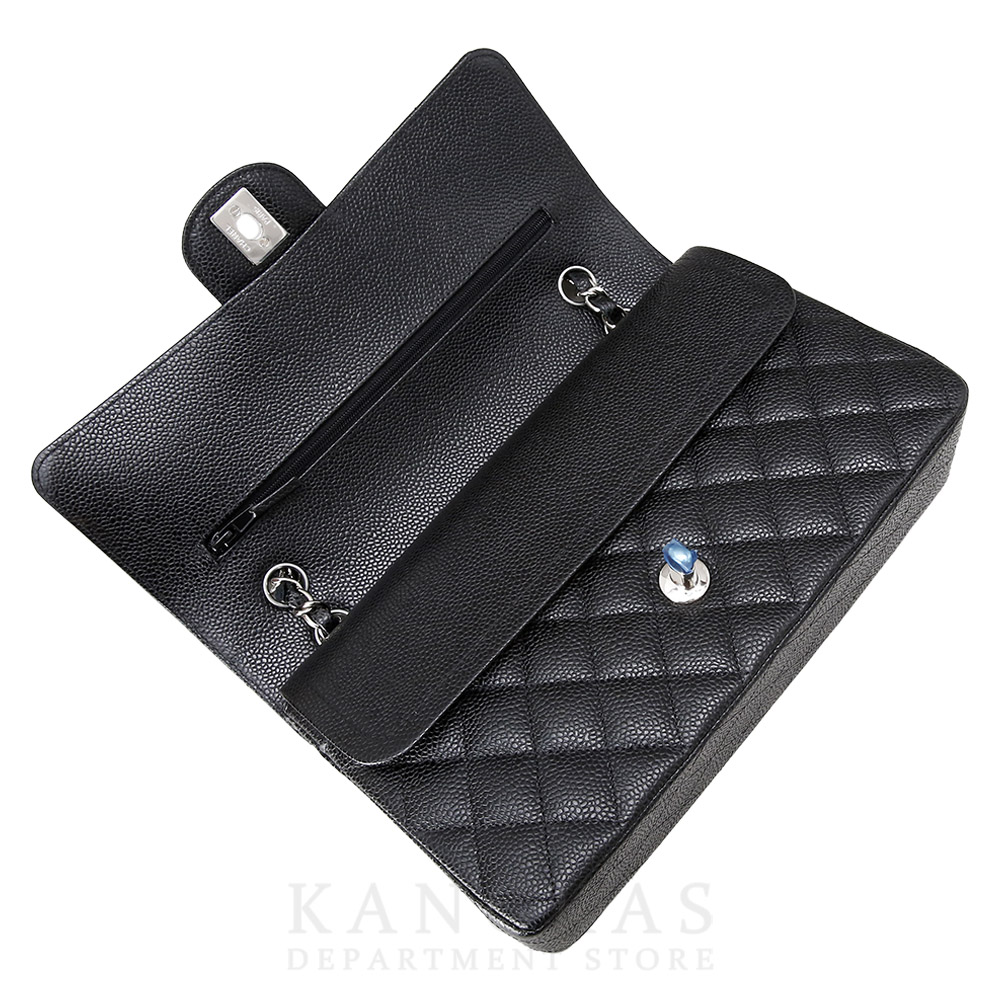 CHANEL(NEW)샤넬 클래식 캐비어 미듐 은장 (새제품) NEW PRODUCT