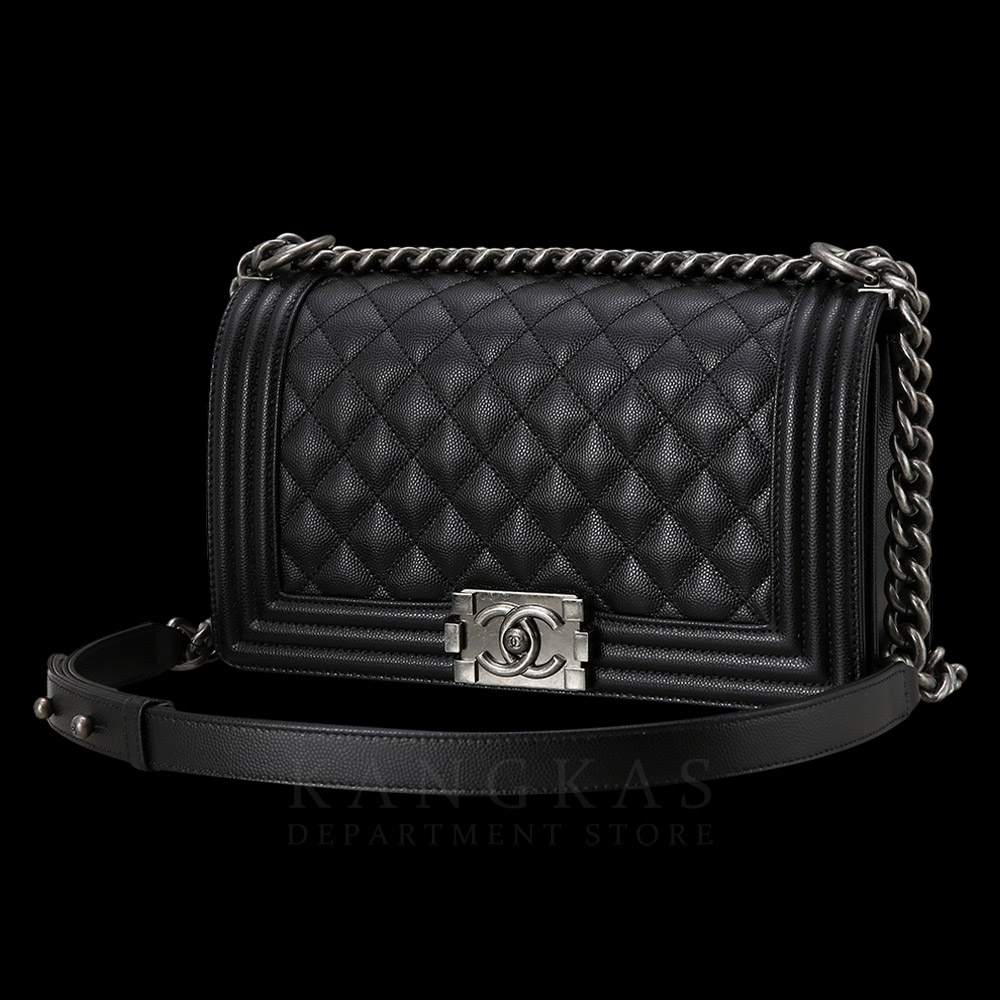 CHANEL(USED)샤넬 보이샤넬 캐비어 미듐
