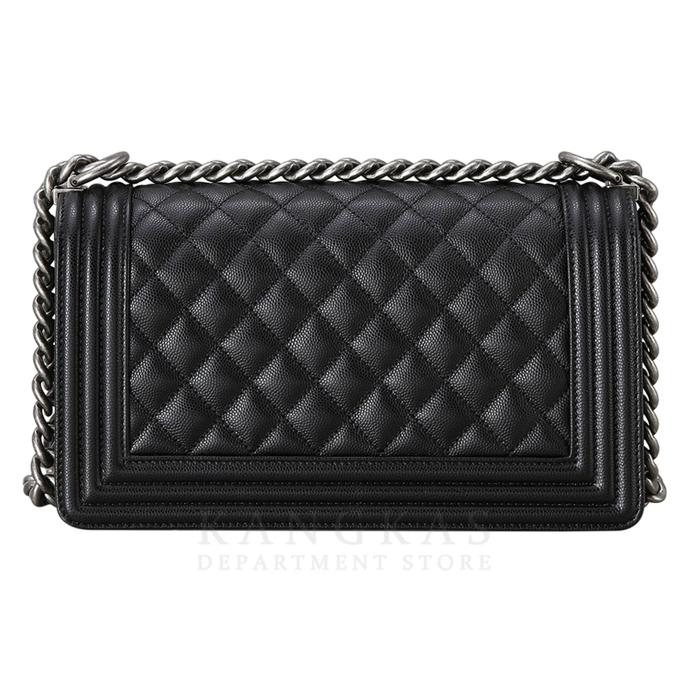 CHANEL(USED)샤넬 보이샤넬 캐비어 미듐