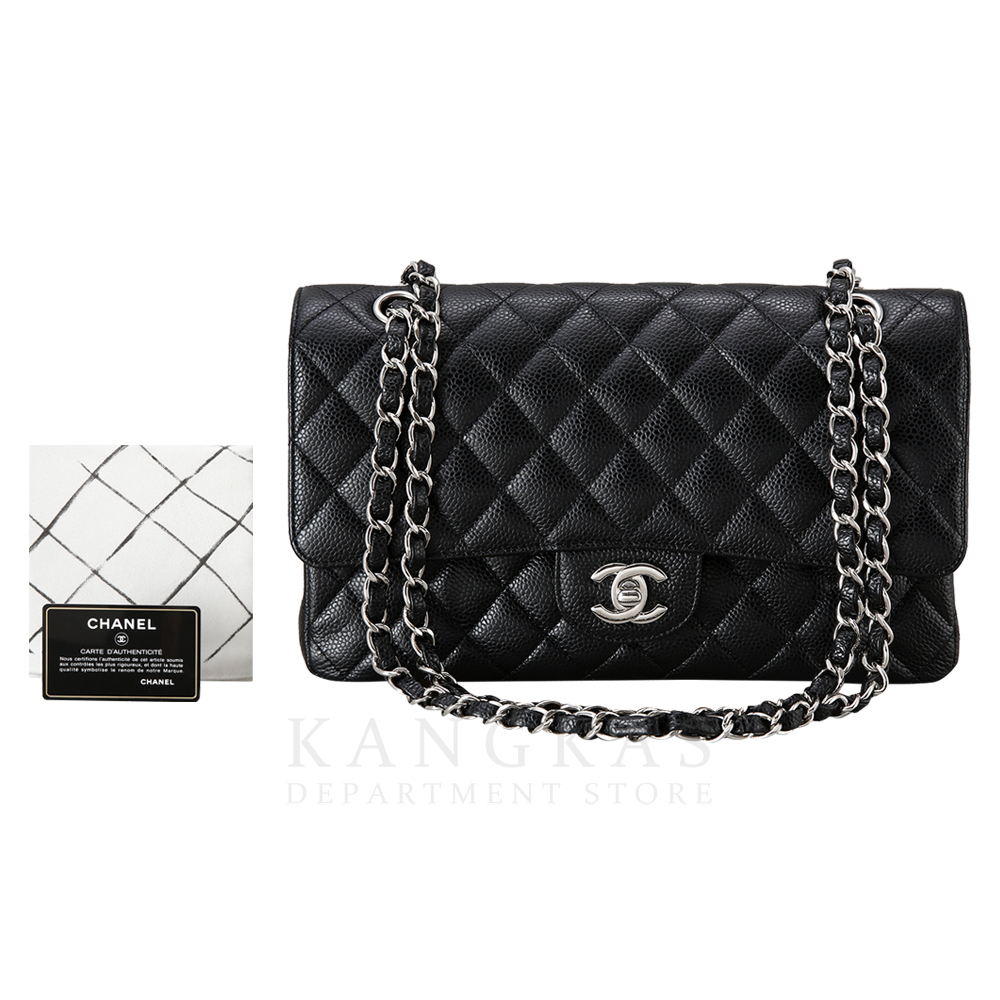 CHANEL(USED)샤넬 클래식 캐비어 미듐