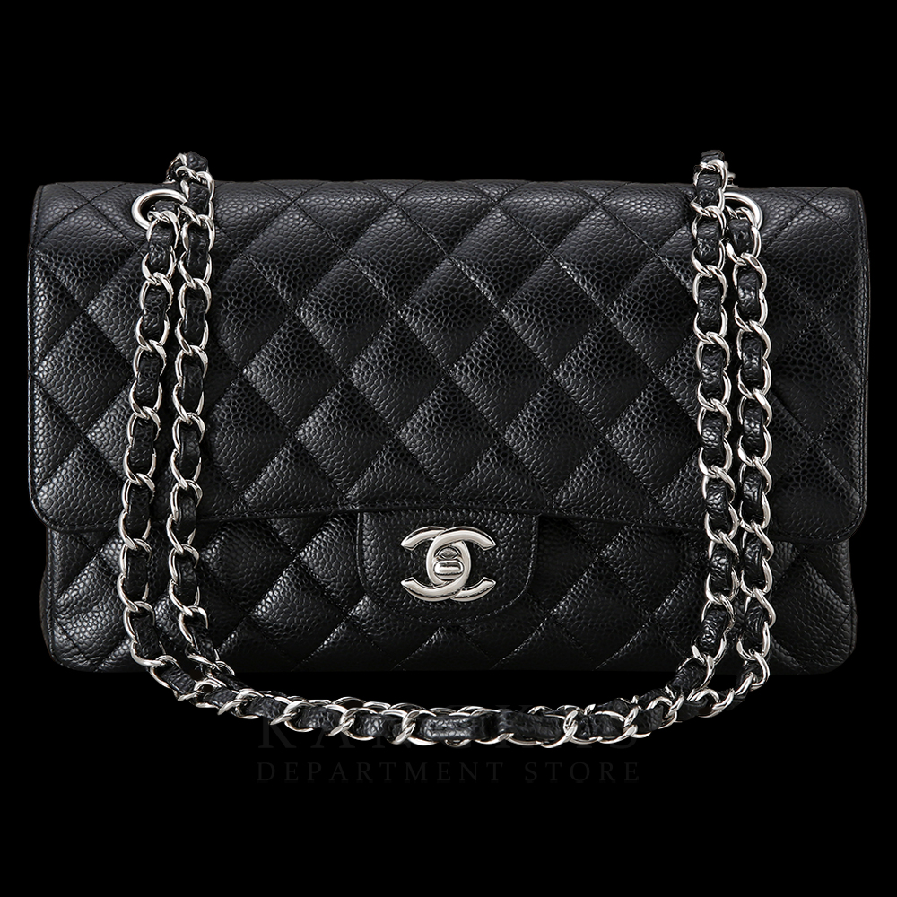 CHANEL(USED)샤넬 클래식 캐비어 미듐