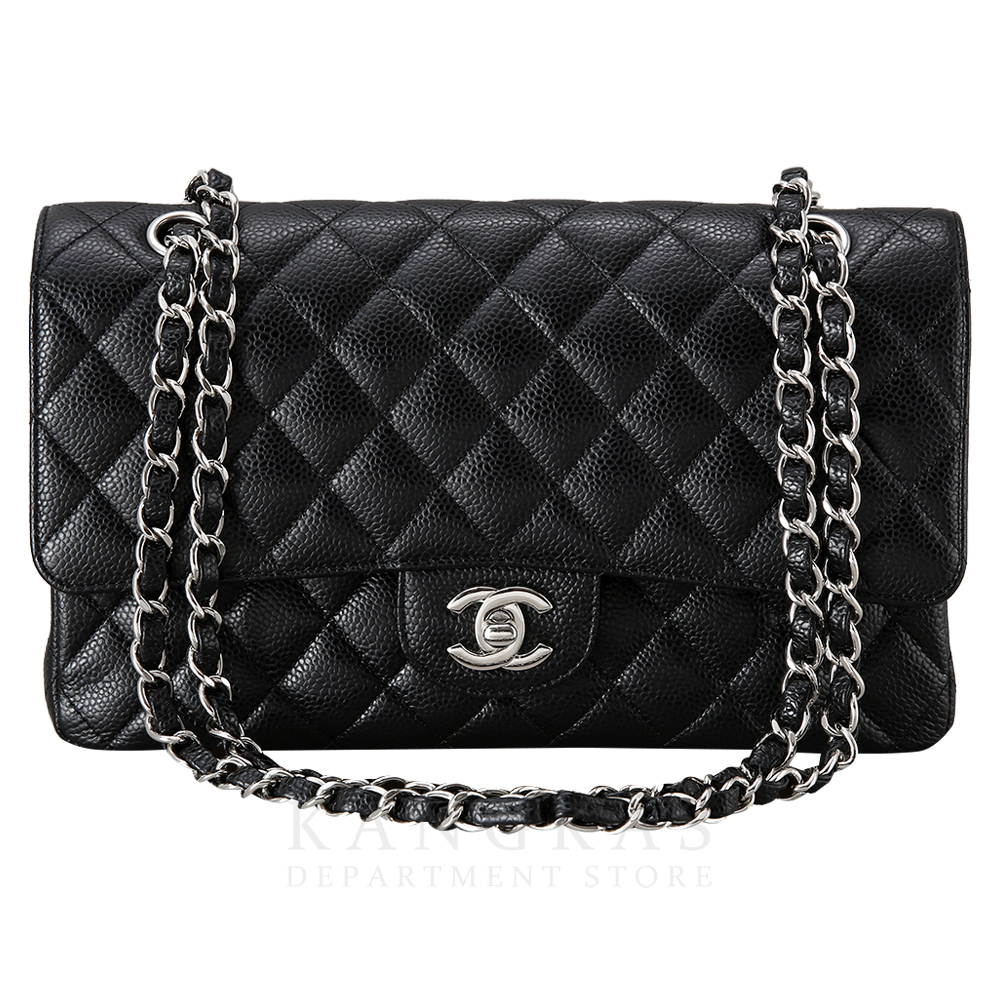 CHANEL(USED)샤넬 클래식 캐비어 미듐
