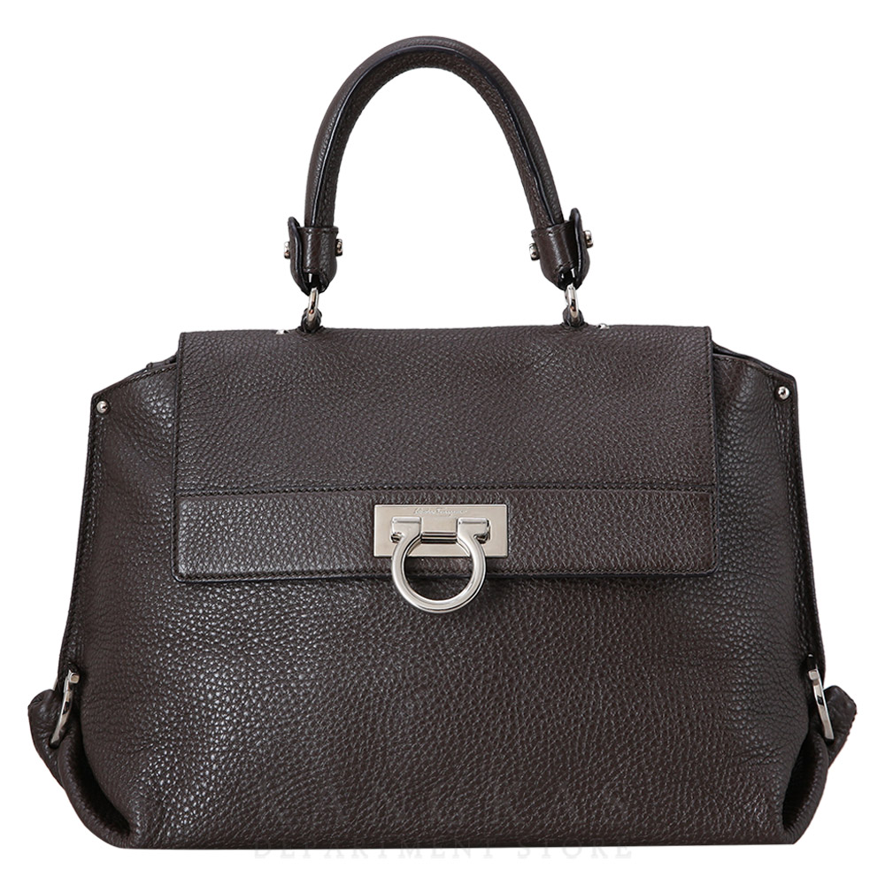 FERRAGAMO(USED)페레가모 간치니 탑 핸들겸 숄더백