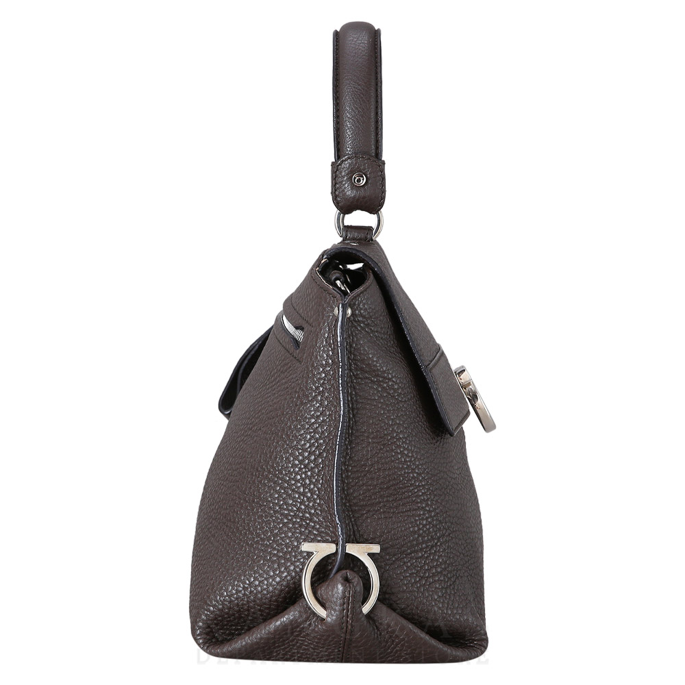 FERRAGAMO(USED)페레가모 간치니 탑 핸들겸 숄더백