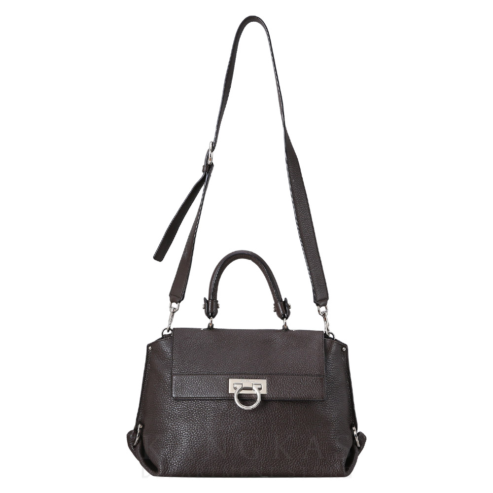 FERRAGAMO(USED)페레가모 간치니 탑 핸들겸 숄더백