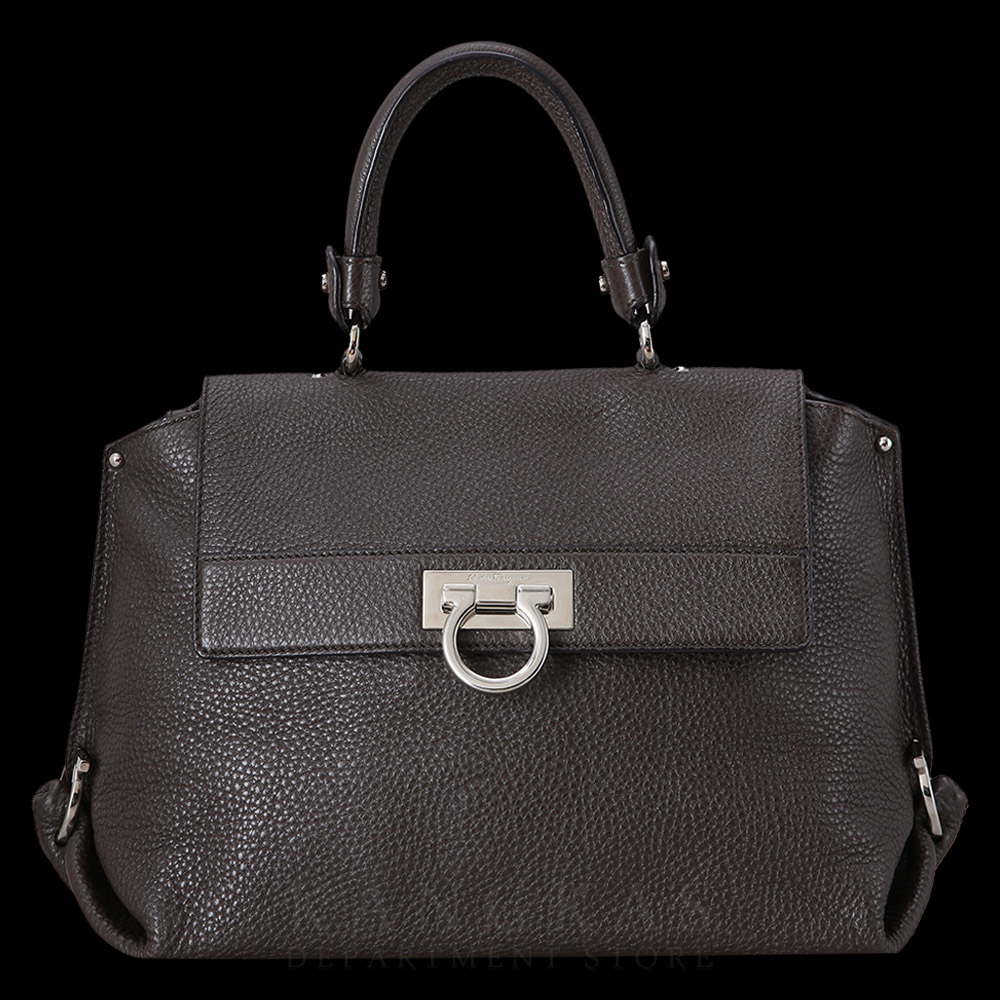 FERRAGAMO(USED)페레가모 간치니 탑 핸들겸 숄더백