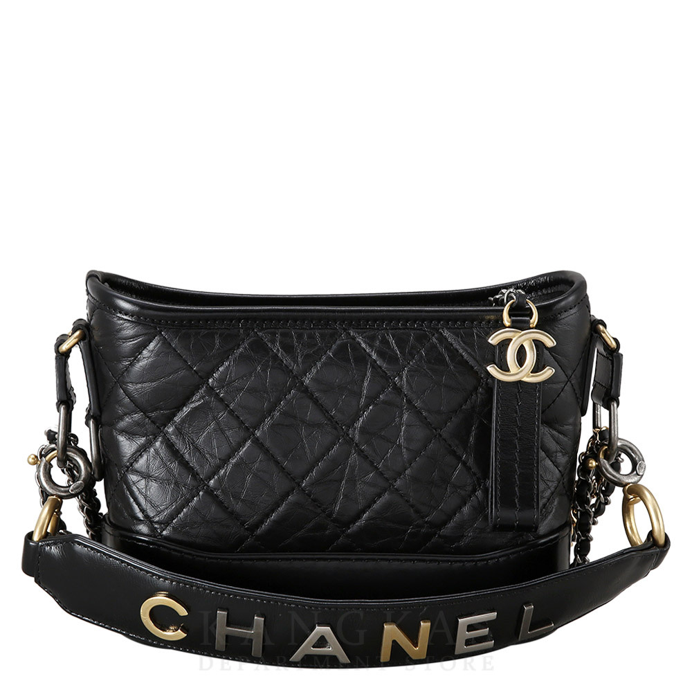 CHANEL(USED)샤넬 가브리엘 호보 로고 스트랩 스몰