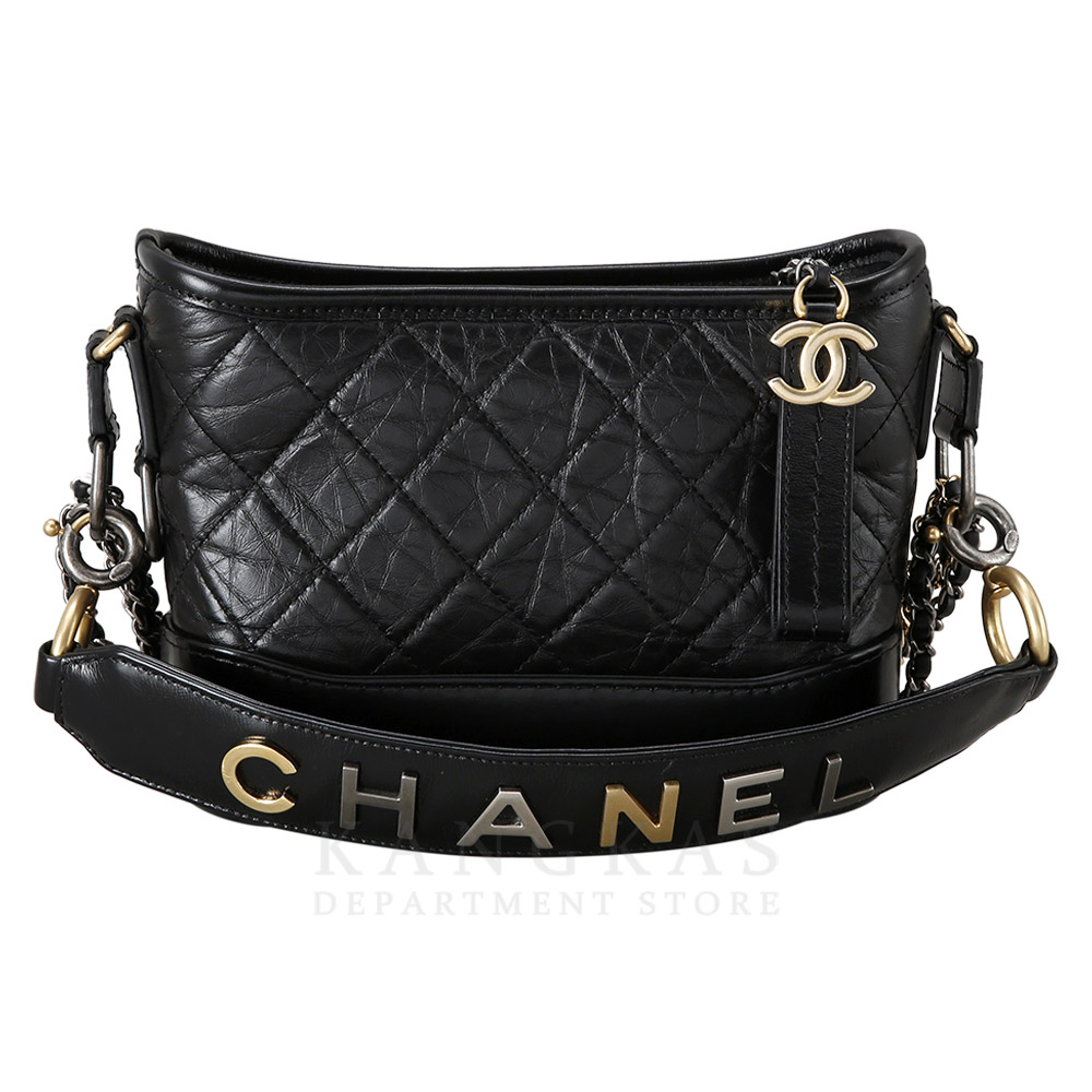 CHANEL(USED)샤넬 가브리엘 호보 로고 스트랩 스몰