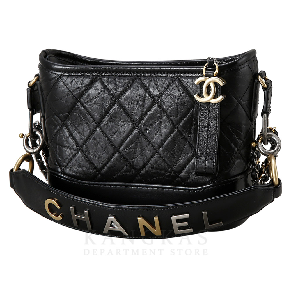 CHANEL(USED)샤넬 가브리엘 호보 로고 스트랩 스몰