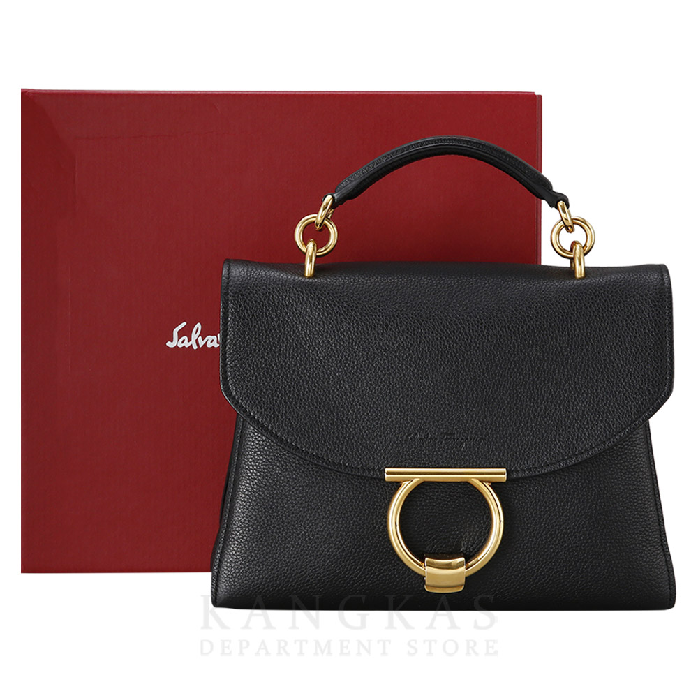 FERRAGAMO(USED)페레가모 간치니 마고 탑 핸들백