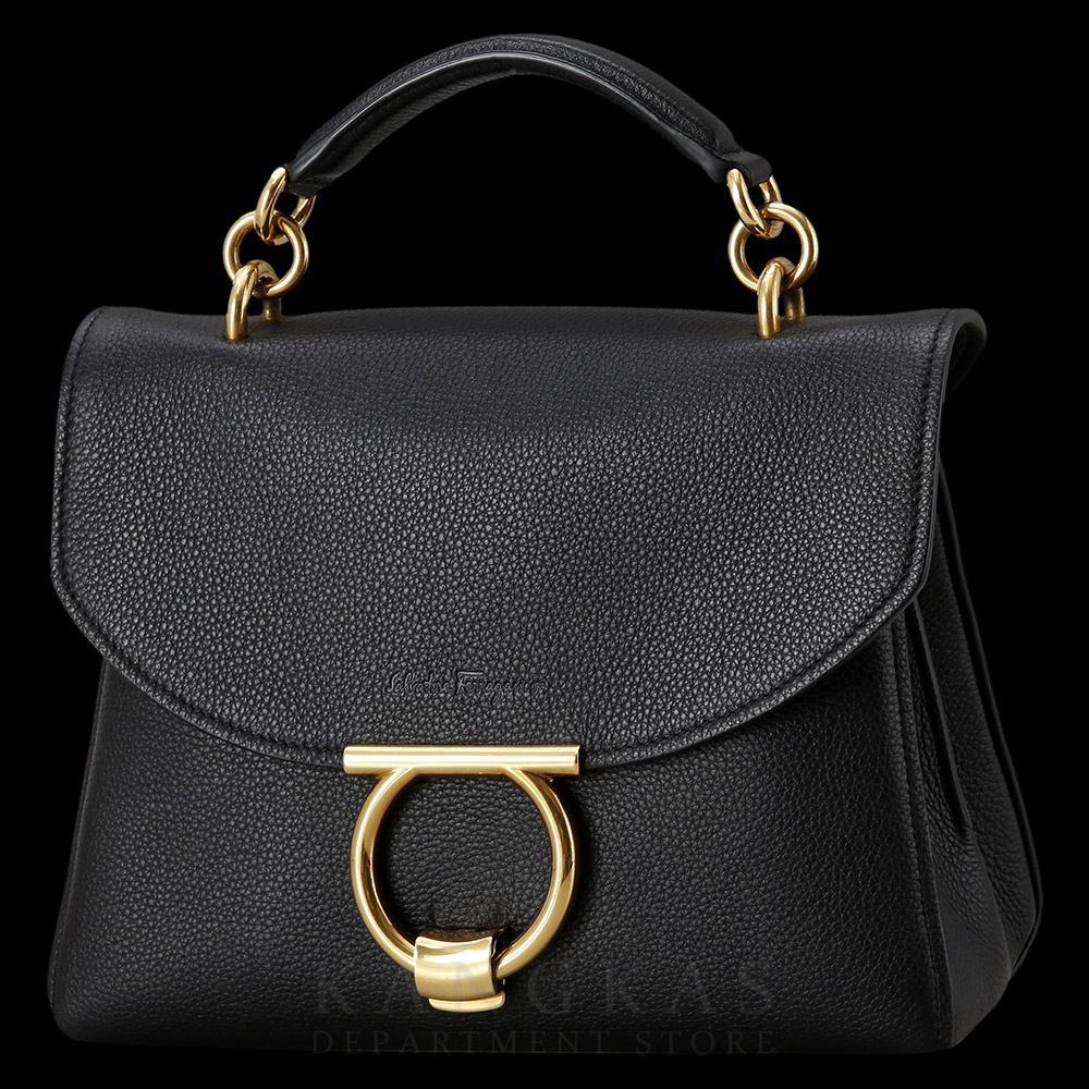 FERRAGAMO(USED)페레가모 간치니 마고 탑 핸들백
