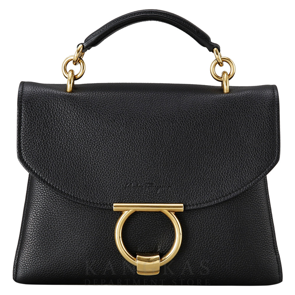 FERRAGAMO(USED)페레가모 간치니 마고 탑 핸들백