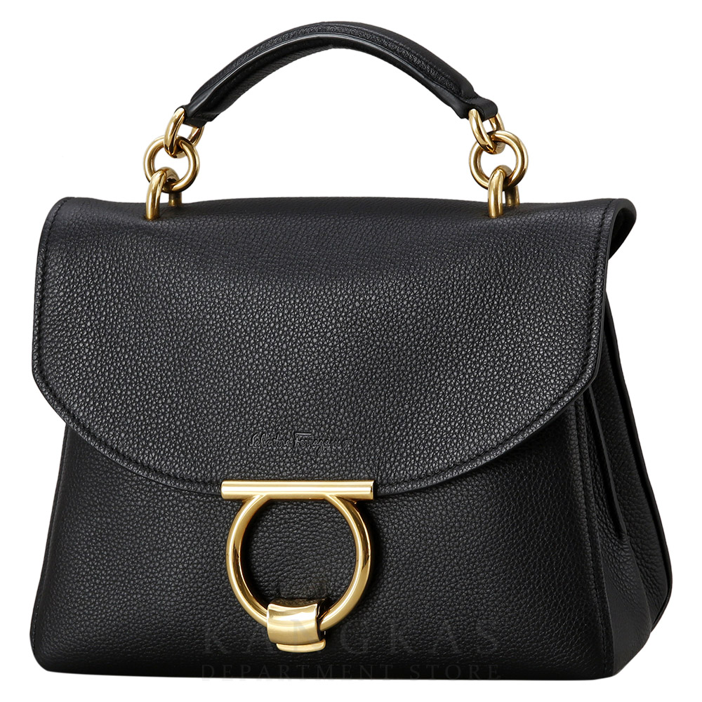 FERRAGAMO(USED)페레가모 간치니 마고 탑 핸들백