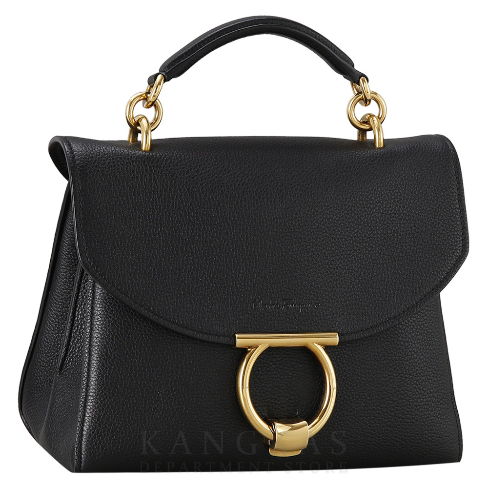 FERRAGAMO(USED)페레가모 간치니 마고 탑 핸들백