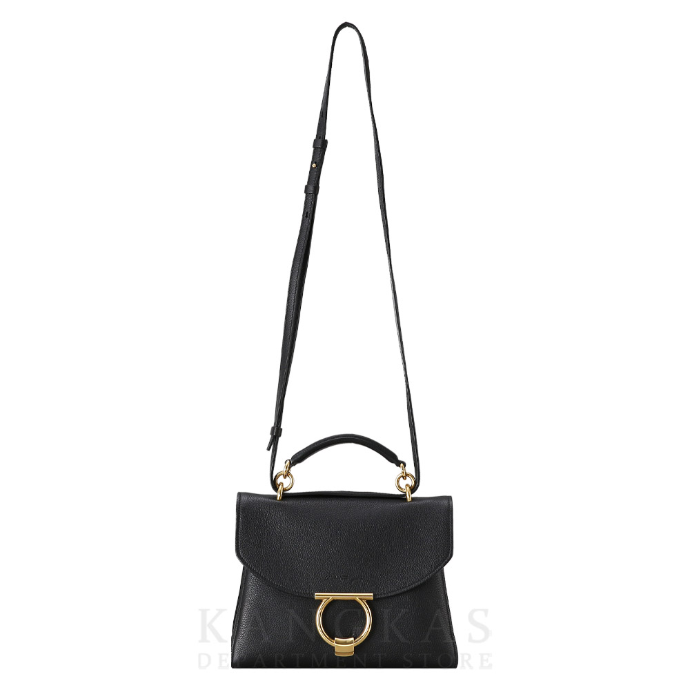 FERRAGAMO(USED)페레가모 간치니 마고 탑 핸들백