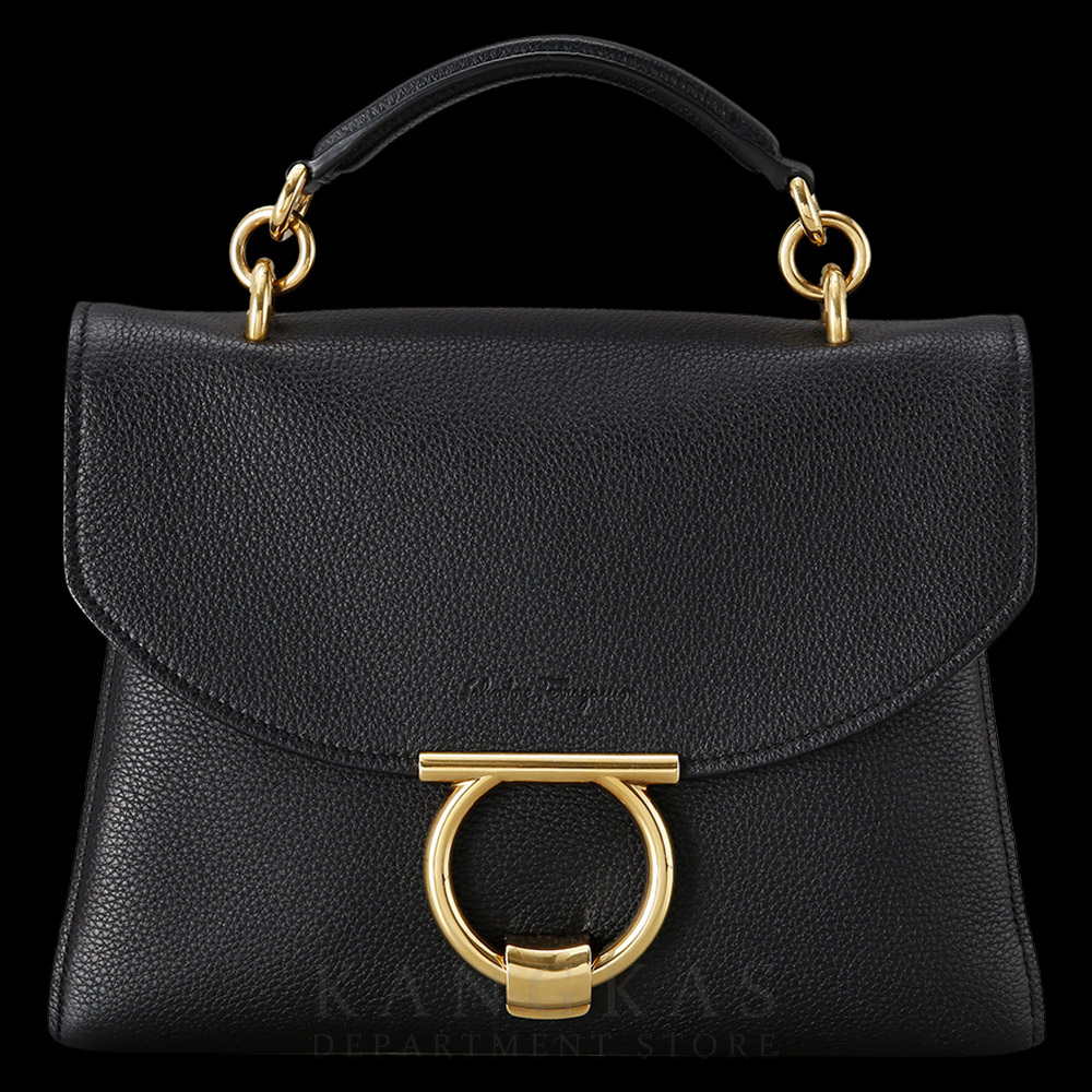 FERRAGAMO(USED)페레가모 간치니 마고 탑 핸들백
