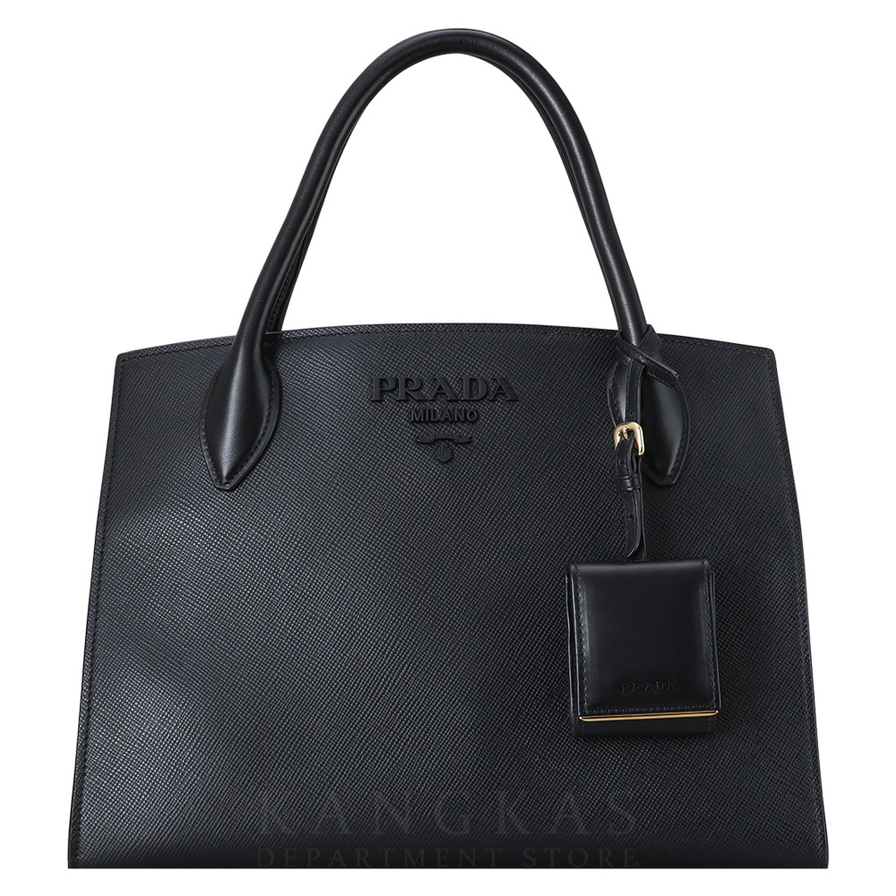 PRADA(USED)프라다 1BA155 사피아노 모노크롬 토트백