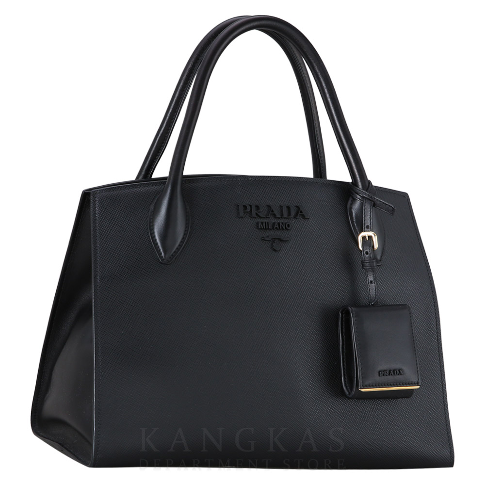 PRADA(USED)프라다 1BA155 사피아노 모노크롬 토트백