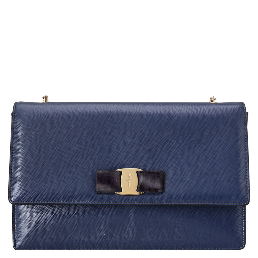 FERRAGAMO(USED)페레가모 바라리본 체인 숄더백