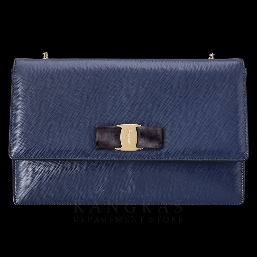FERRAGAMO(USED)페레가모 바라리본 체인 숄더백