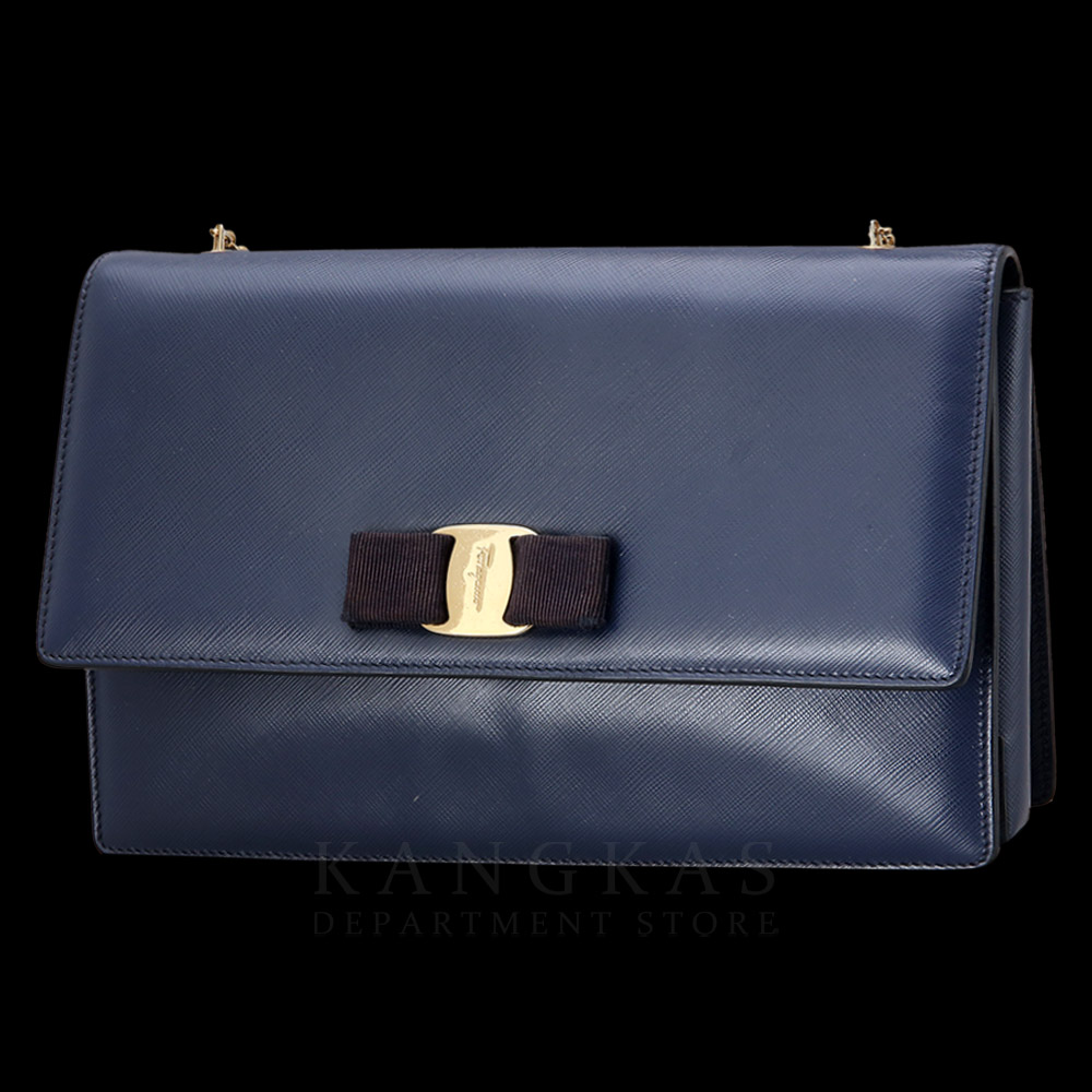 FERRAGAMO(USED)페레가모 바라리본 체인 숄더백