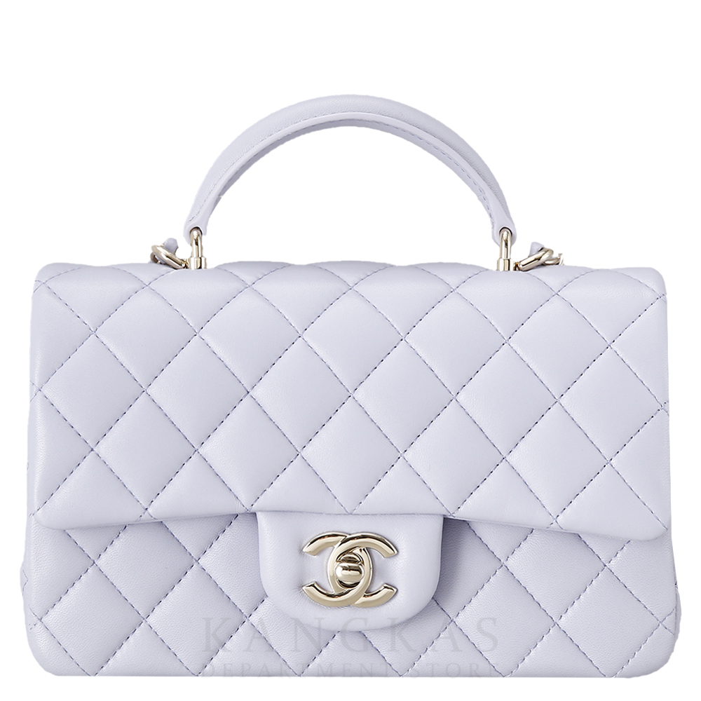 CHANEL(USED)샤넬 클래식 램스킨 탑 핸들백