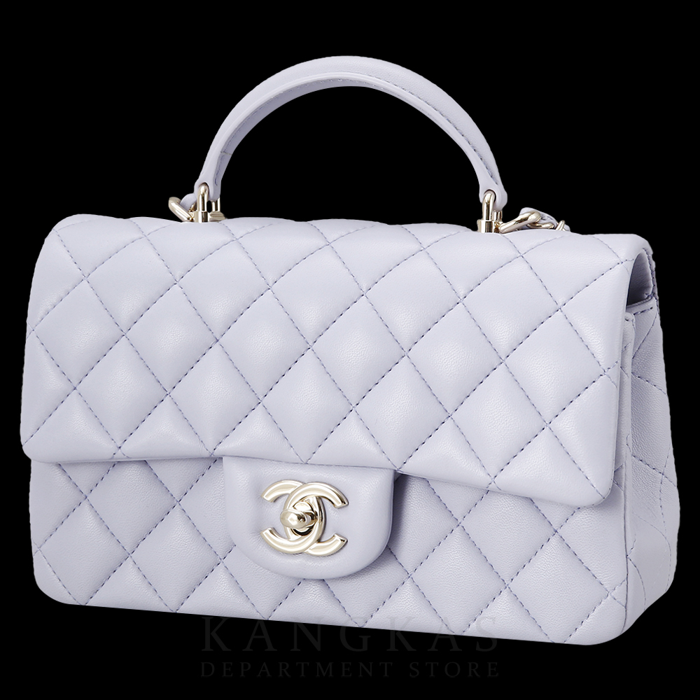 CHANEL(USED)샤넬 클래식 램스킨 탑 핸들백