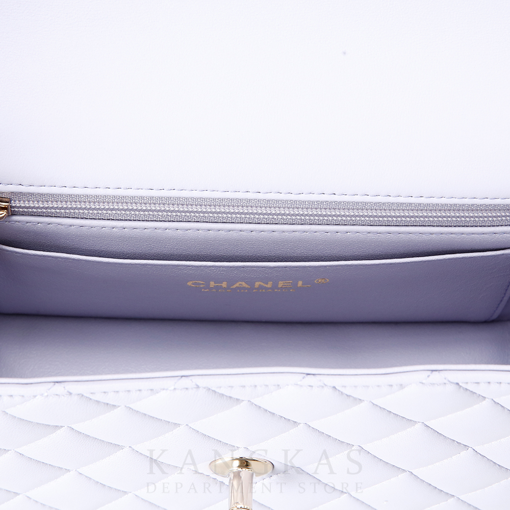 CHANEL(USED)샤넬 클래식 램스킨 탑 핸들백