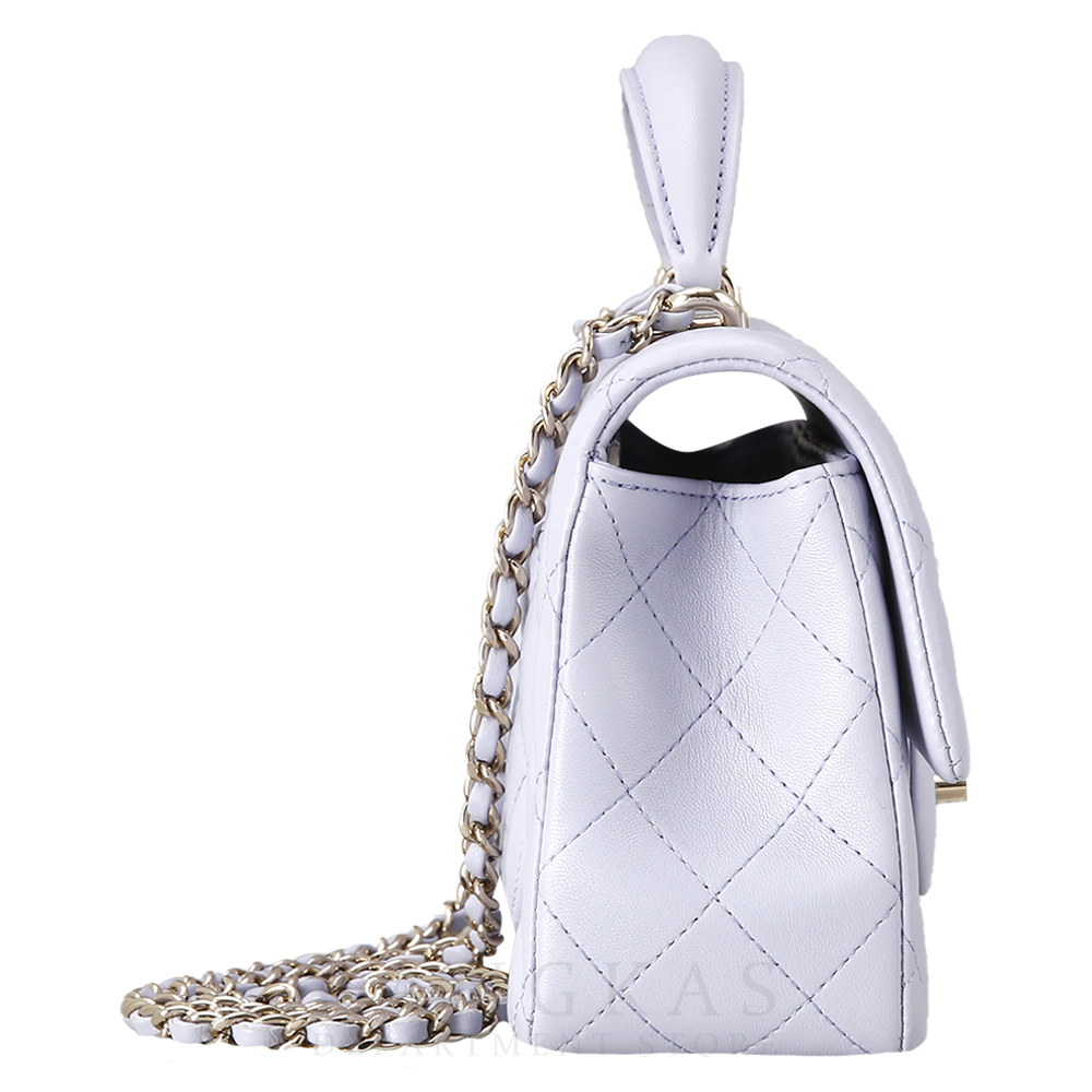 CHANEL(USED)샤넬 클래식 램스킨 탑 핸들백