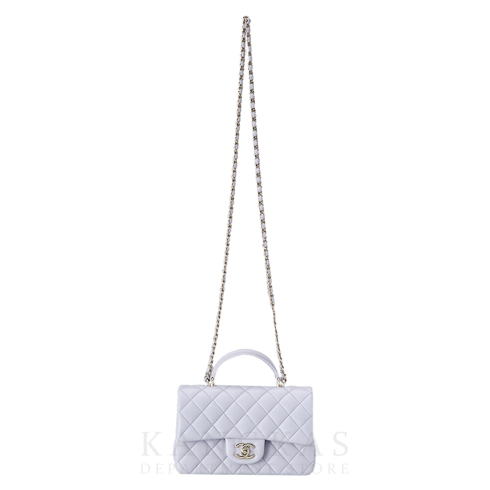 CHANEL(USED)샤넬 클래식 램스킨 탑 핸들백