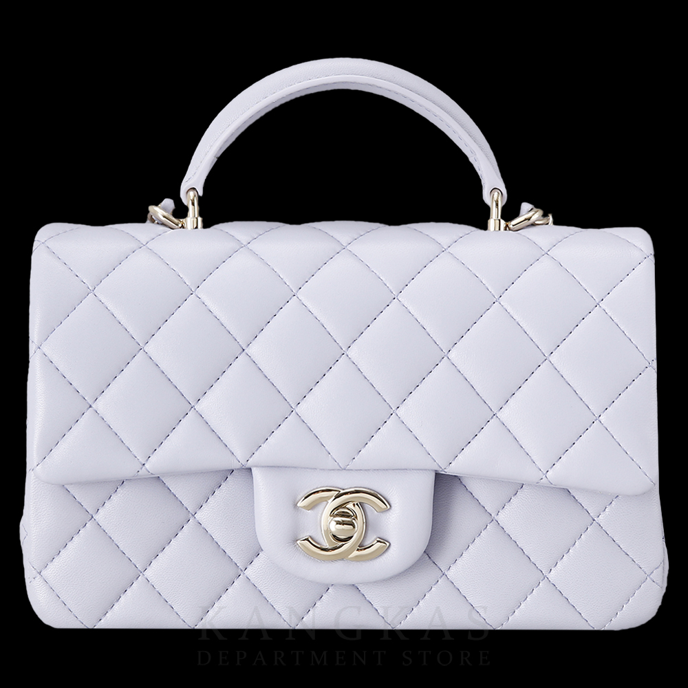 CHANEL(USED)샤넬 클래식 램스킨 탑 핸들백