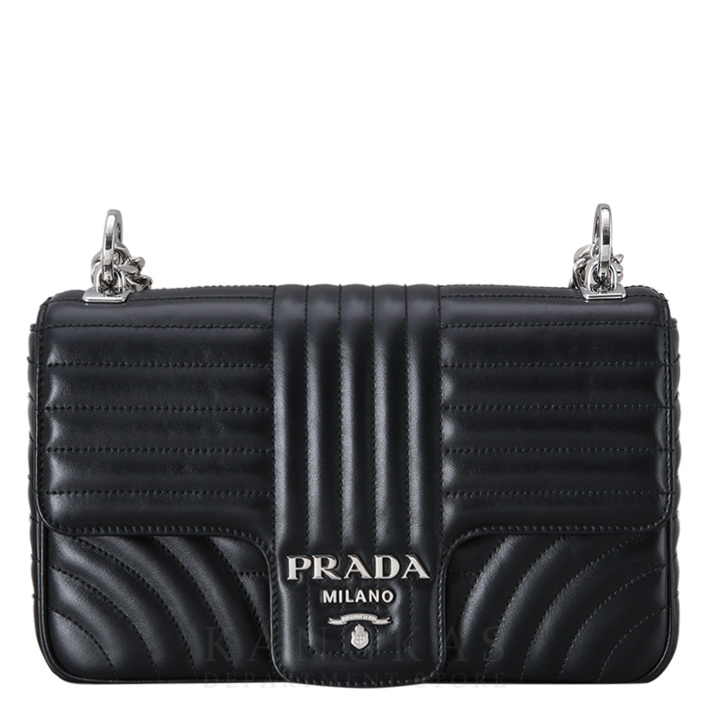 PRADA(USED)프라다 1BD108 다이아그램 체인 숄더백
