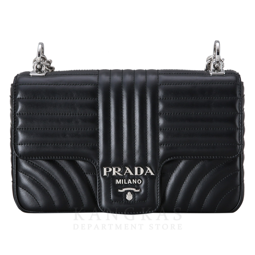 PRADA(USED)프라다 1BD108 다이아그램 체인 숄더백