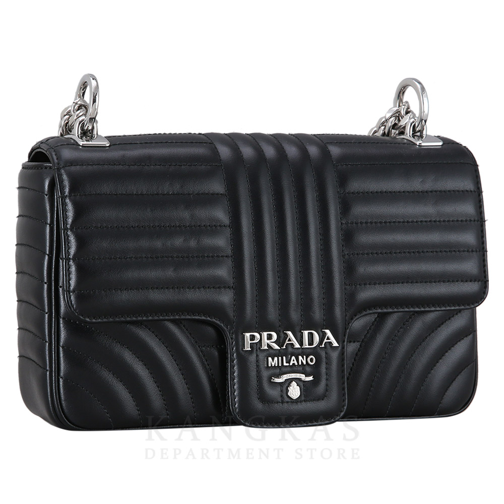 PRADA(USED)프라다 1BD108 다이아그램 체인 숄더백