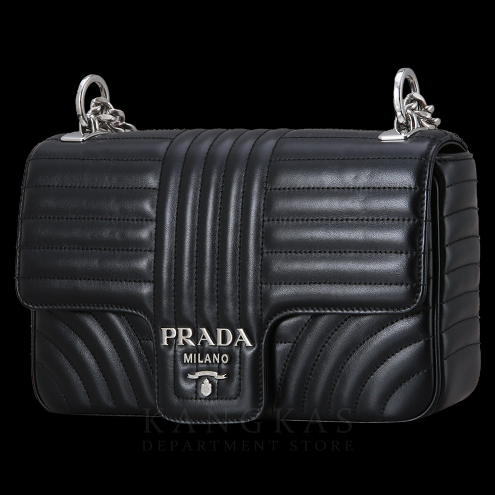 PRADA(USED)프라다 1BD108 다이아그램 체인 숄더백