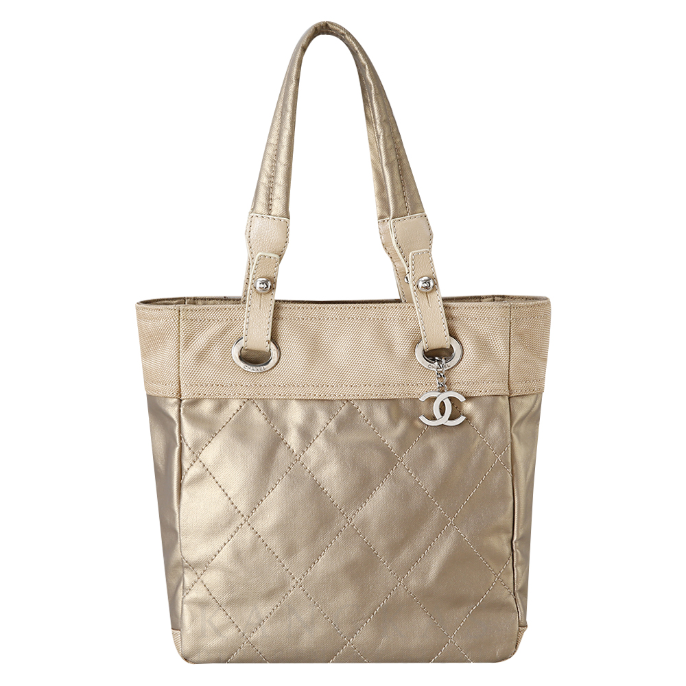 CHANEL(USED)샤넬 시즌 CC로고 참 토트백