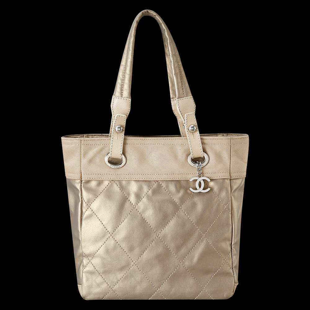 CHANEL(USED)샤넬 시즌 CC로고 참 토트백