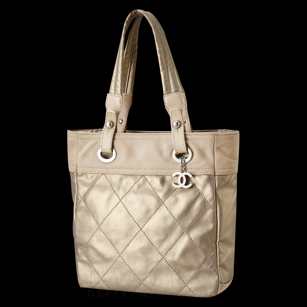 CHANEL(USED)샤넬 시즌 CC로고 참 토트백