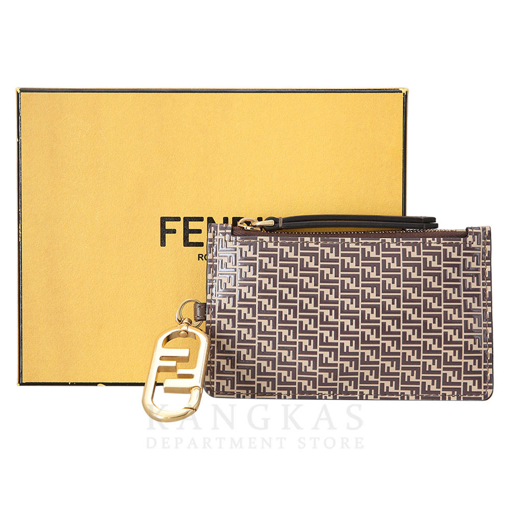 FENDI(USED)펜디 7AS046 FF 프린팅 카드 홀더