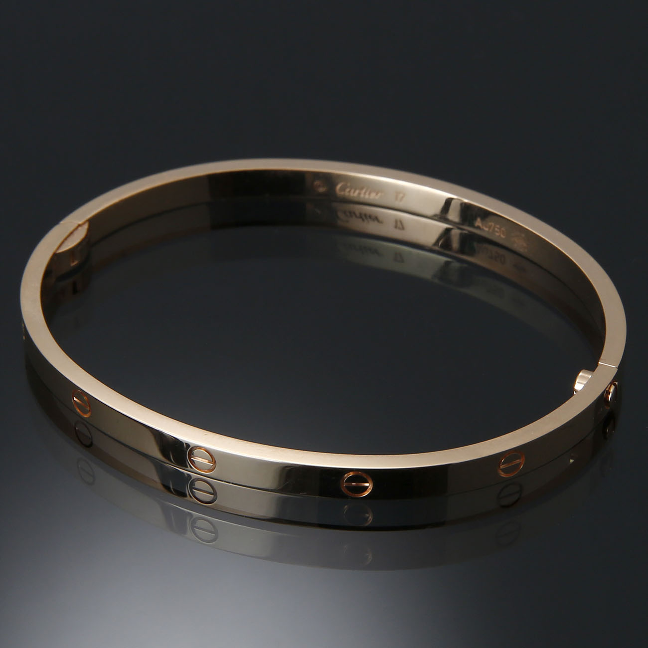 CARTIER(USED)까르띠에 러브 브레이슬릿 SM #17