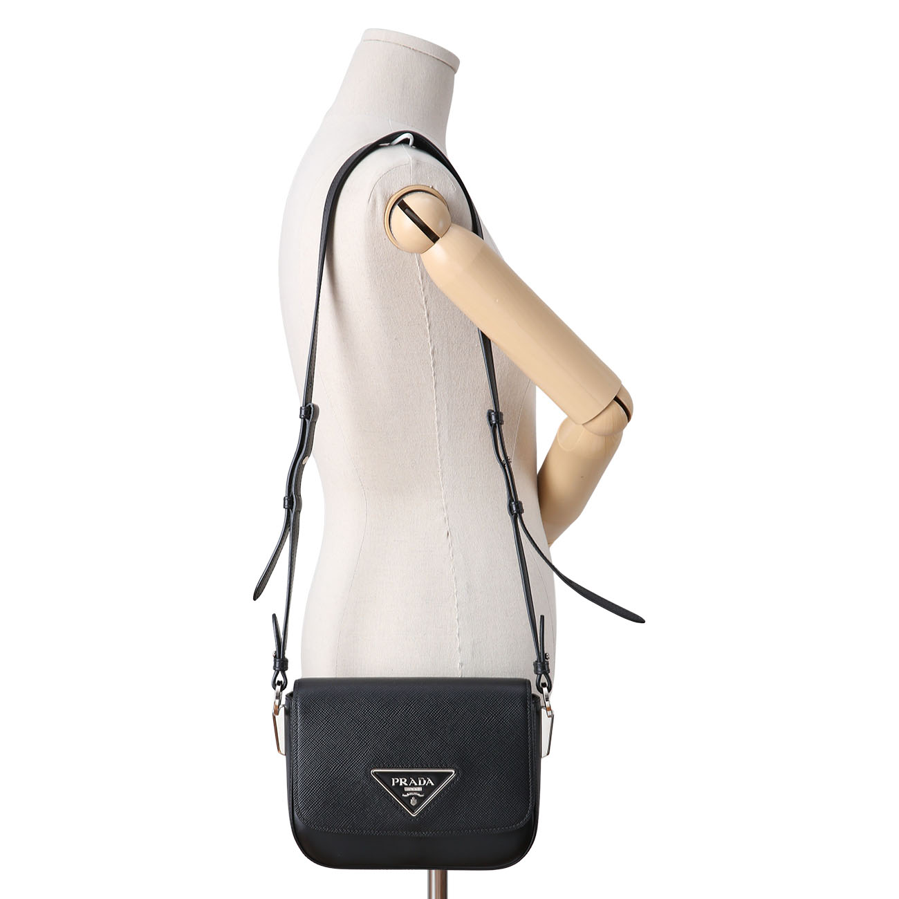 PRADA(USED)프라다 1BD249 삼각로고 아이텐티티 크로스백