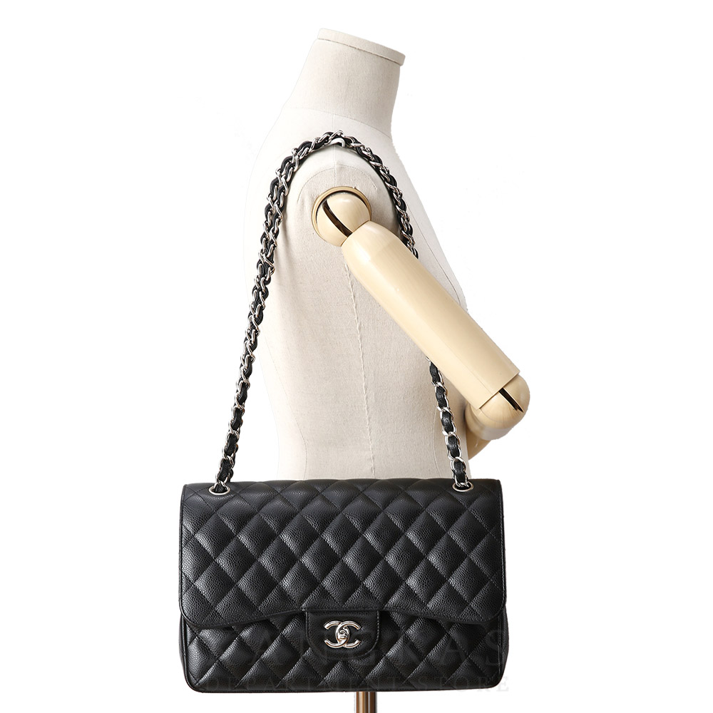 CHANEL(USED)샤넬 캐비어 클래식 라지 플랩백