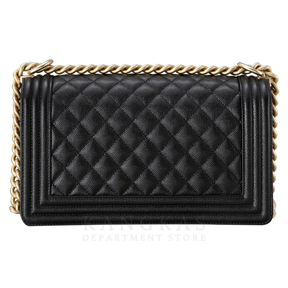 CHANEL(USED)샤넬 보이샤넬 캐비어 미듐